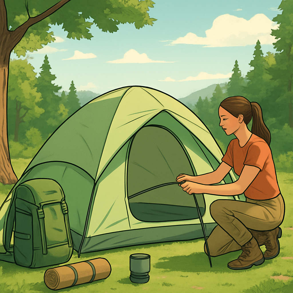 easy setup tents for first time campers image