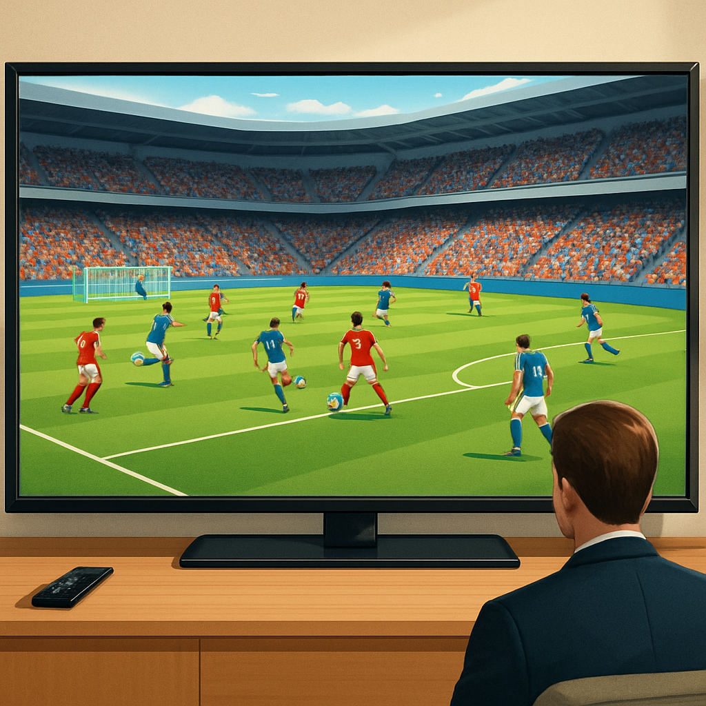 유럽 축구 중계 이미지
