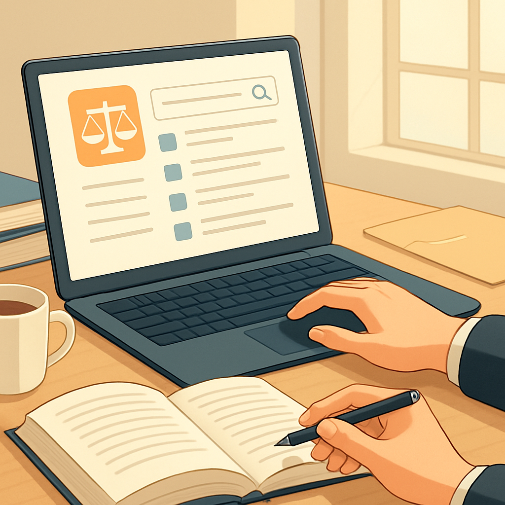 판례 데이터베이스 활용법과 보기 순서 이미지