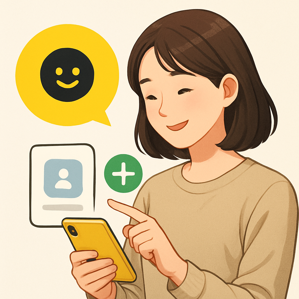 카카오톡 채널 친구추가 이미지